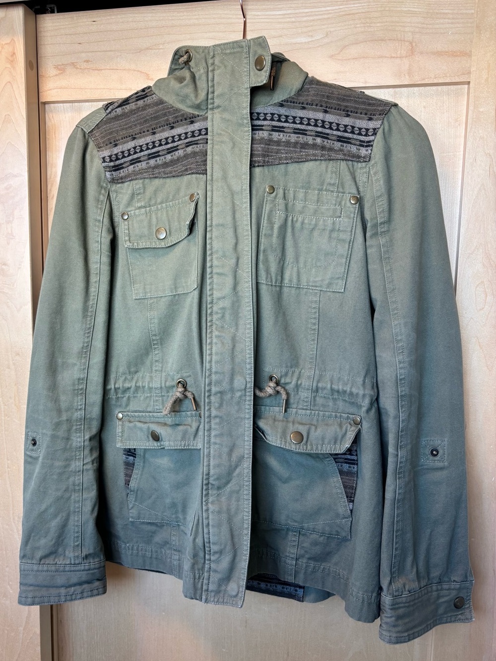 Altar'd State Green Utility Jacket Women's Size M